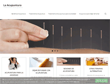 Tablet Screenshot of laacupuntura.com